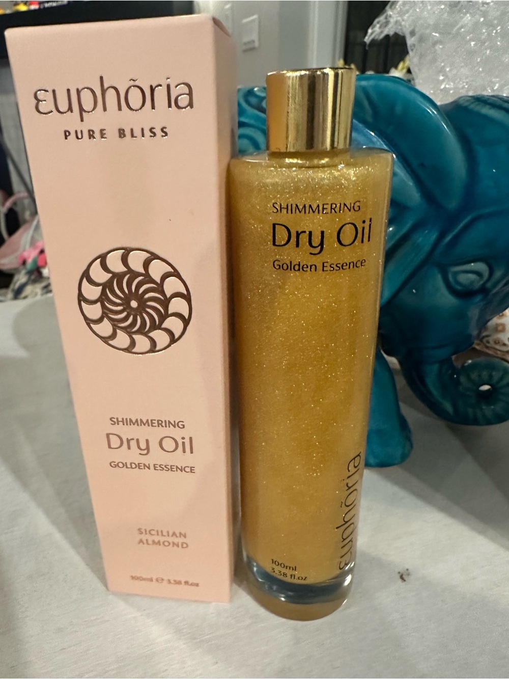 Euphoria Shimmering Golden Dry Oil - Golden Essence (100ml)